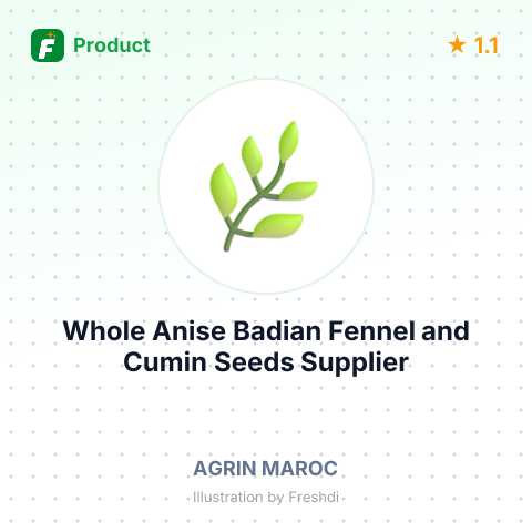 Whole Anise, Badian, Fennel, and Cumin Seeds – summary card, no photo uploaded yet