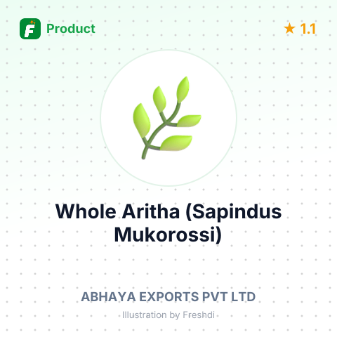 Whole Aritha (Sapindus Mukorossi) – summary card, no photo uploaded yet