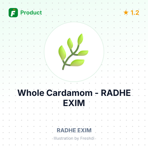 Whole Cardamom – summary card, no photo uploaded yet