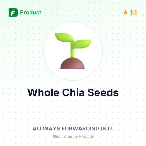 Whole Chia Seeds – summary card, no photo uploaded yet
