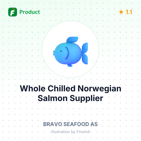 Whole Chilled Norwegian Salmon – product summary card, no photo uploaded yet