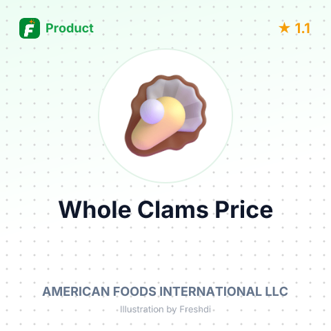 Whole Clams – summary card, no photo uploaded yet