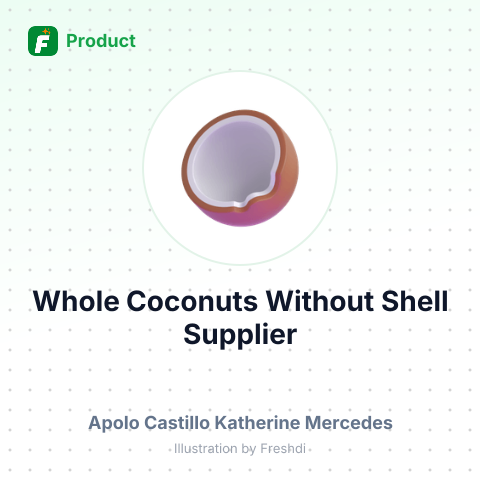 Whole Coconuts Without Shell – product summary card, no photo uploaded yet