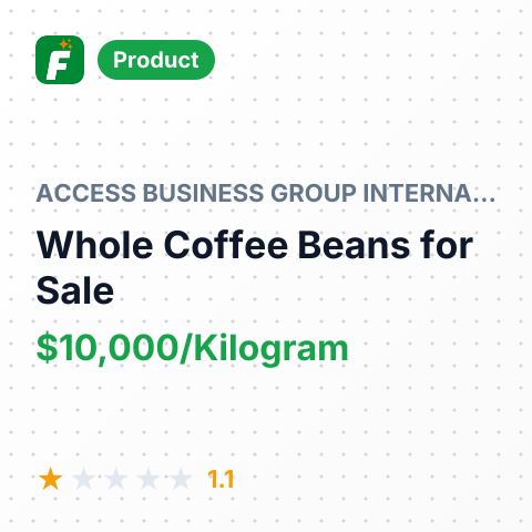 Whole Coffee Beans – summary card, no photo uploaded yet