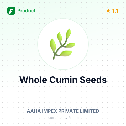 Whole Cumin Seeds – product summary card, no photo uploaded yet