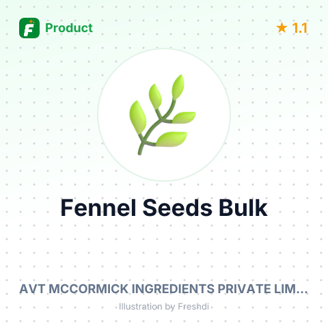 Whole Fennel Seeds – product summary card, no photo uploaded yet