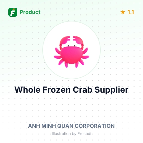 Whole Frozen Crab – summary card, no photo uploaded yet
