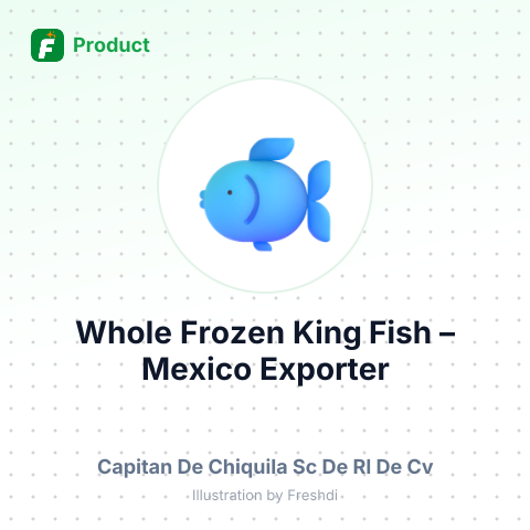 Whole Frozen King Fish – summary card, no photo uploaded yet