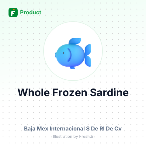 Whole Frozen Sardine – summary card, no photo uploaded yet