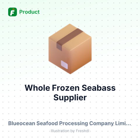 Whole Frozen Seabass – summary card, no photo uploaded yet