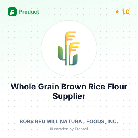 Whole Grain Brown Rice Flour – summary card, no photo uploaded yet