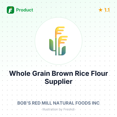 Whole Grain Brown Rice Flour – summary card, no photo uploaded yet