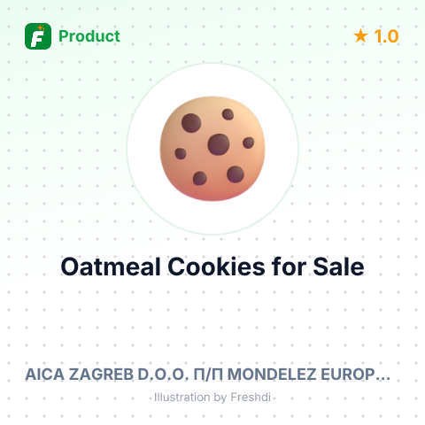 Whole Grain Oatmeal Cookies Covered with Milk Chocolate – summary card, no photo uploaded yet