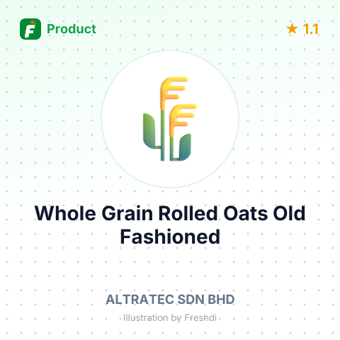 Whole Grain Rolled Oats Old Fashioned – summary card, no photo uploaded yet