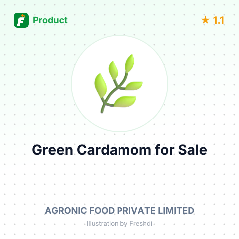 Whole Green Cardamom – summary card, no photo uploaded yet