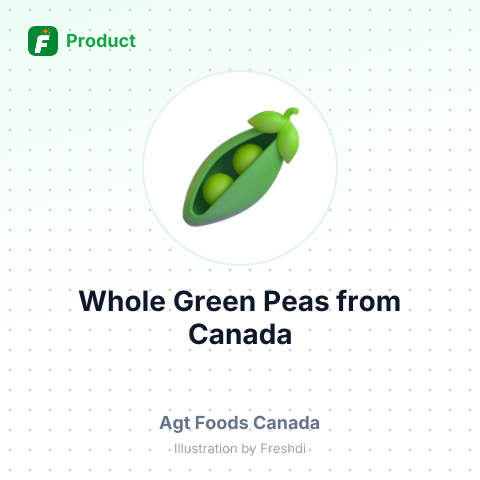 Whole Green Peas – summary card, no photo uploaded yet