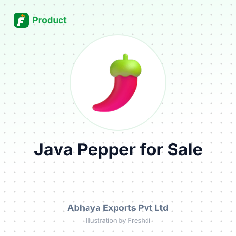 Whole Javantri (Java Pepper) – summary card, no photo uploaded yet