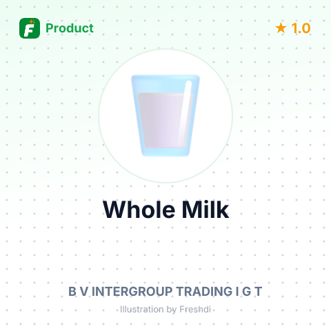Whole Milk – summary card, no photo uploaded yet