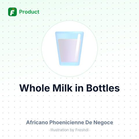 Whole Milk in Bottles – summary card, no photo uploaded yet