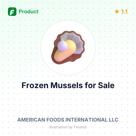 Whole Mussels (Frozen) – summary card, no photo uploaded yet