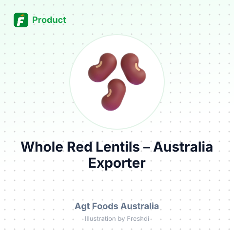 Whole Red Lentils (Raw Pulses) – summary card, no photo uploaded yet