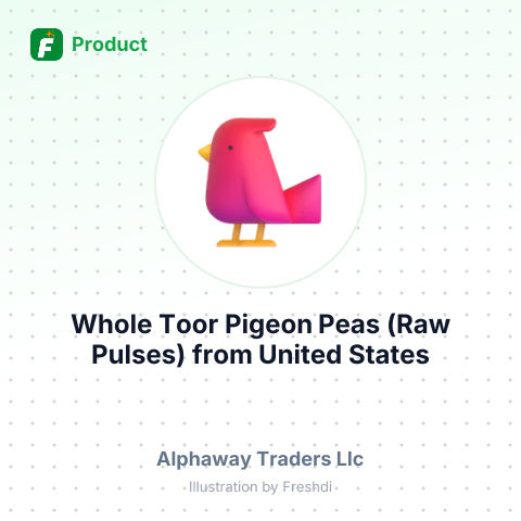 Whole Toor Pigeon Peas (Raw Pulses) – summary card, no photo uploaded yet