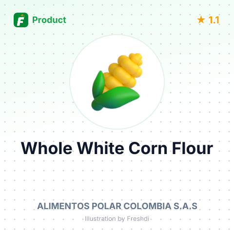 Whole White Corn Flour – summary card, no photo uploaded yet