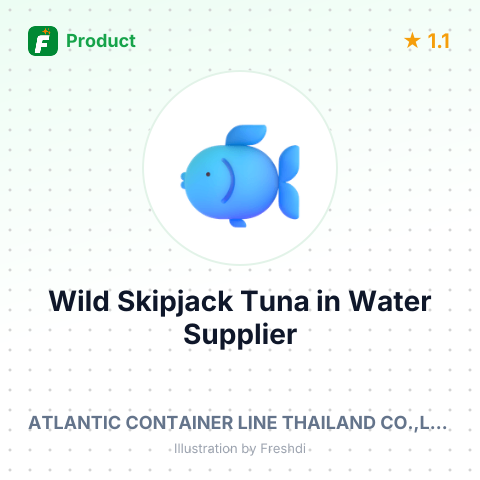 Wild Skipjack Tuna in Water – summary card, no photo uploaded yet