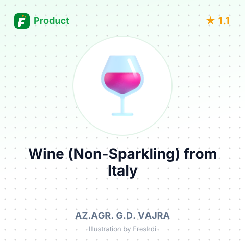 Wine (Non-Sparkling) – summary card, no photo uploaded yet