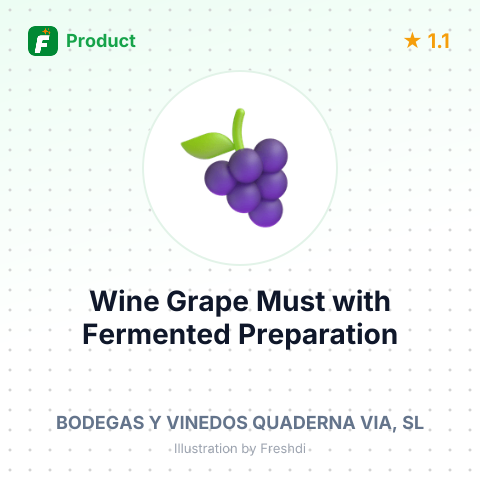 Wine (Not Sparkling), Grape Must with Fermented Preparation – summary card, no photo uploaded yet