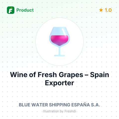 Wine of Fresh Grapes (Including Fortified Wines) – summary card, no photo uploaded yet