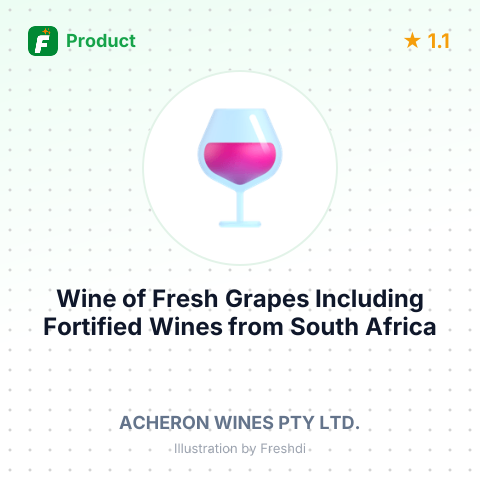 Wine of Fresh Grapes Including Fortified Wines – summary card, no photo uploaded yet