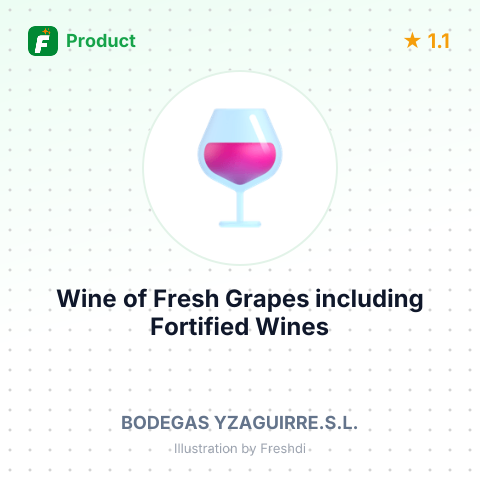 Wine of Fresh Grapes including Fortified Wines – summary card, no photo uploaded yet
