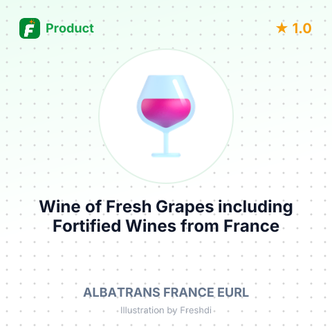 Wine of Fresh Grapes including Fortified Wines – summary card, no photo uploaded yet