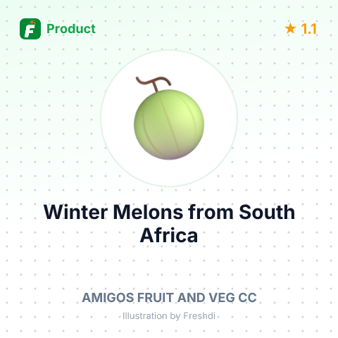 Winter Melons – summary card, no photo uploaded yet