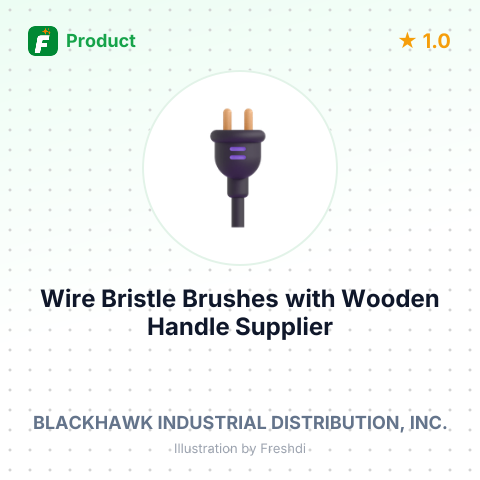 Wire Bristle Brushes with Wooden Handle – summary card, no photo uploaded yet