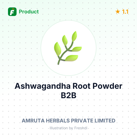 Withania Somnifera Root Powder Extract 6:1 – summary card, no photo uploaded yet