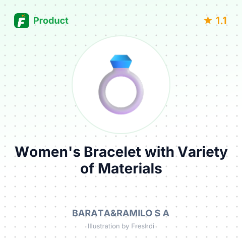 Women's Bracelet with Variety of Materials – summary card, no photo uploaded yet