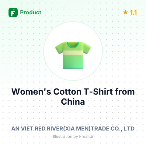 Women's Cotton T-Shirt – summary card, no photo uploaded yet