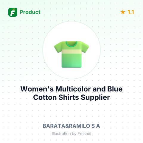 Women's Multicolor and Blue Cotton Shirts – summary card, no photo uploaded yet