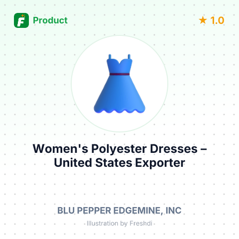 Women's Polyester Dresses – summary card, no photo uploaded yet