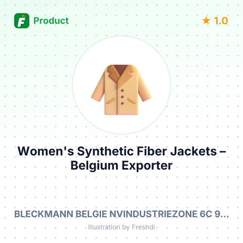 Women's Synthetic Fiber Jackets – summary card, no photo uploaded yet