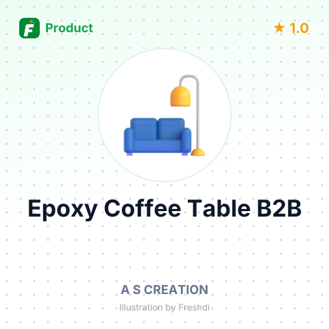 Wood Epoxy Coffee Table – summary card, no photo uploaded yet