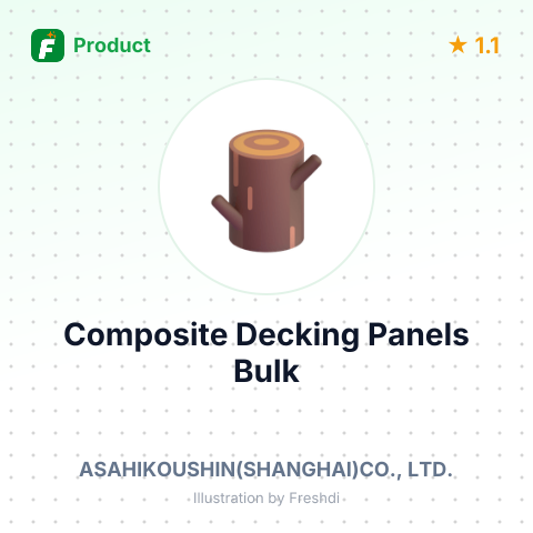 Wood Plastic Composite Decking Panels – summary card, no photo uploaded yet