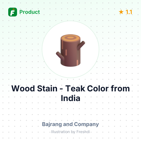 Wood Stain - Teak Color – summary card, no photo uploaded yet