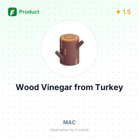 Wood Vinegar – summary card, no photo uploaded yet