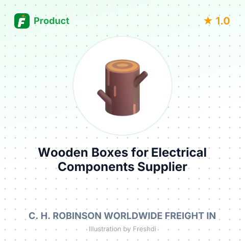 Wooden Boxes for Electrical Components – summary card, no photo uploaded yet