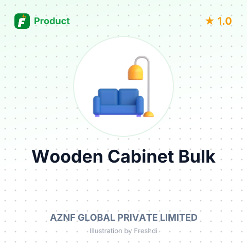 Wooden Cabinet Made from Acacia and Mango Wood – summary card, no photo uploaded yet