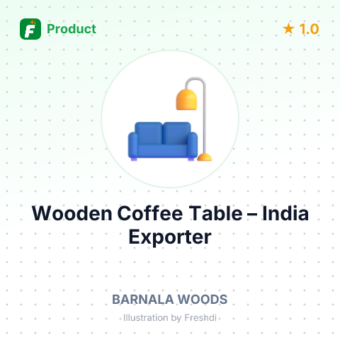 Wooden Coffee Table – summary card, no photo uploaded yet