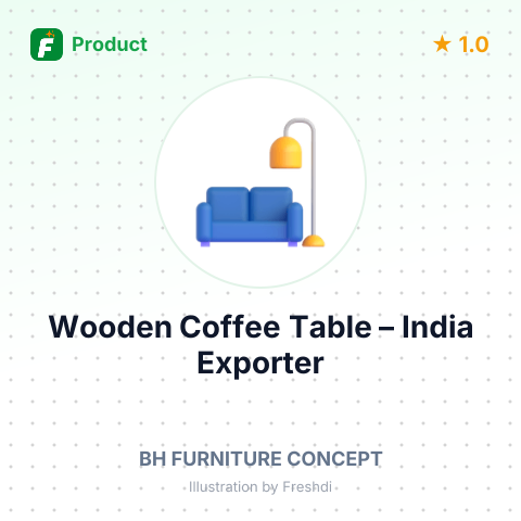 Wooden Coffee Table – summary card, no photo uploaded yet